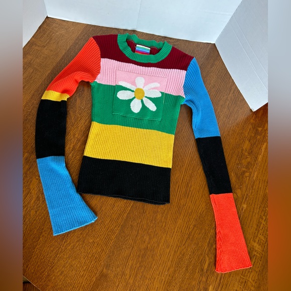 UNIF Sweaters - Unif Daisy, Rainbow Knit Size S